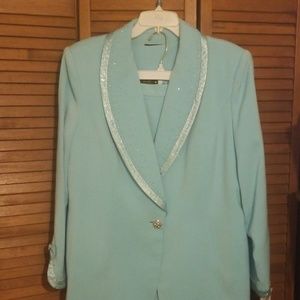 2 piece suit skirt and jacket size 16